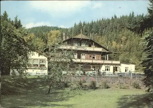 Tabarz Hotel Schweizerhaus Kat. Tabarz Thueringer Wald