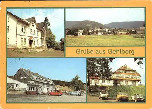 Gehlberg FDGB Erholungsheim "Frieden" Schmuecke FDGB Erholungsheim "Daheim" Kat. Gehlberg