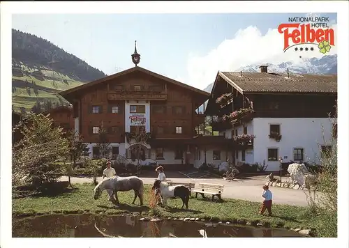 Mittersill Oberpinzgau Nationalpark Hotel Felben Teich Pony Kat. Mittersill