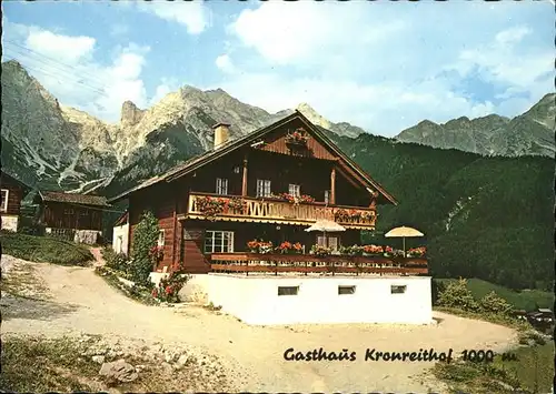 Maria Alm Steinernen Meer Gasthaus Kronreithof Alpenpanorama Kat. Maria Alm am Steinernen Meer