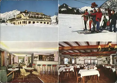 Pertisau Achensee Hotel Pfandler Restaurant Skilift Wintersportplatz / Eben am Achensee /Tiroler Unterland