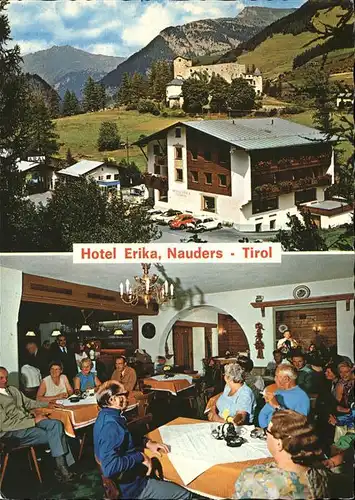 Nauders Tirol Hotel Erika Restaurant am Reschenpass Kat. Nauders