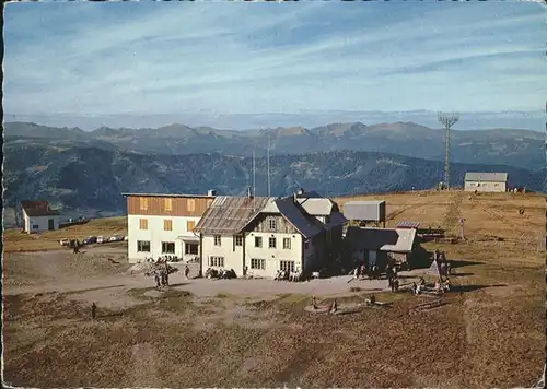 Gerlitzen Stifters Gipfelhaus Alpenpanorama Kat. Arriach