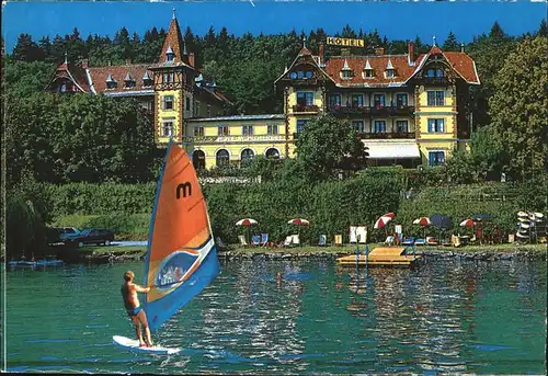 Klagenfurt Woerthersee Schlosshotel Woerthersee Wassersport Windsurfen / Klagenfurt /Klagenfurt-Villach