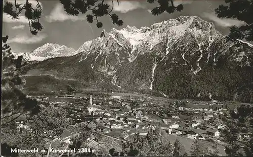 Mittenwald Karwendel Tirol Panorama Kat. Schwaz