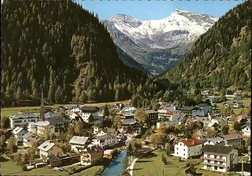 Mallnitz Kaernten mit Tauerntal und Geiselkopf Kat. Mallnitz