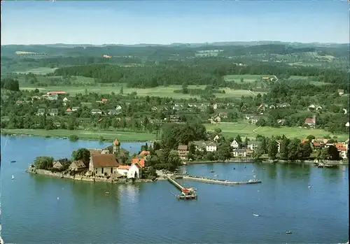 Wasserburg Bodensee Fliegeraufnahme Kat. Wasserburg (Bodensee)