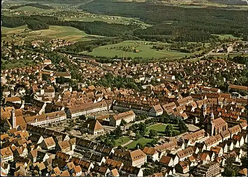 Freudenstadt Schwarzwald Fliegeraufnahme Kat. Freudenstadt