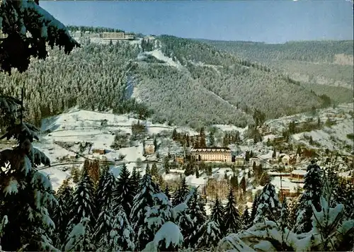 Wildbad Schwarzwald Panorama mit Sommerberg Kat. Bad Wildbad