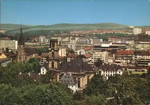 Saarbruecken Blick vom Triller Kat. Saarbruecken