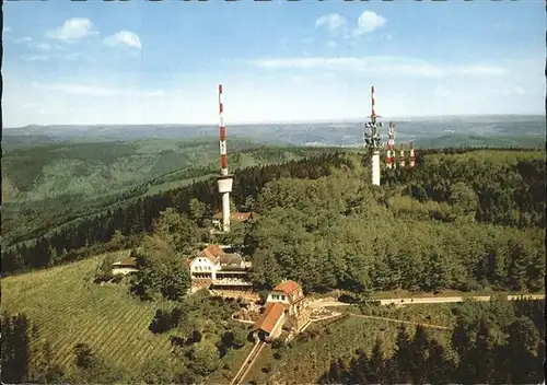 Heidelberg Neckar Koenigstuhl Hotel Bergbahnstation und Fernsehturm Kat. Heidelberg