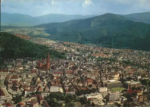 Freiburg Breisgau Fliegeraufnahme Kat. Freiburg im Breisgau