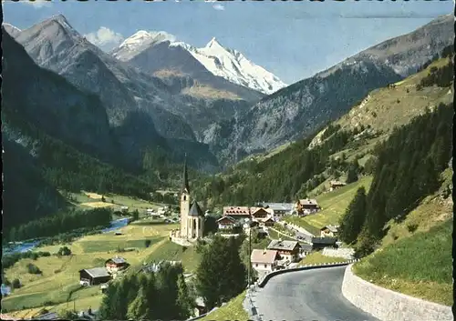 Heiligenblut Kaernten Panorama mit Grossglockner Kat. Heiligenblut