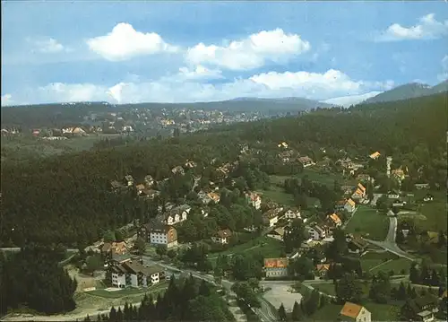 Hahnenklee Bockswiese Harz Fliegeraufnahme Kat. Goslar