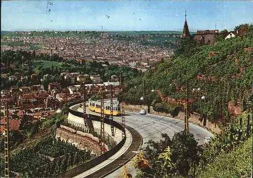 Stuttgart Neue Weinsteige Strassenbahn Kat. Stuttgart