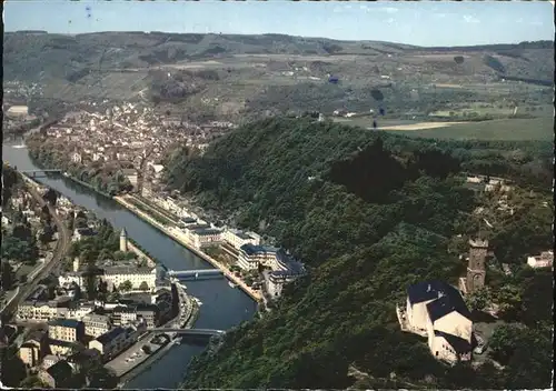 Bad Ems Panorama mit Berghotel Concordiaturm Kat. Bad Ems