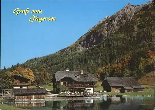 Kleinarl Gasthaus Jaegersee im Kleinarltal Kat. Kleinarl