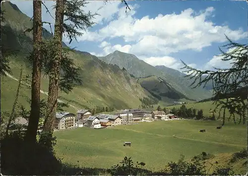 Samnaun Dorf Panorama  Kat. Samnaun Dorf