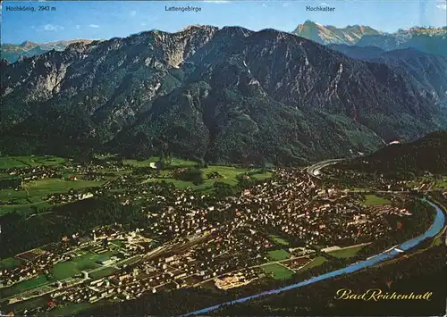 Bad Reichenhall Fliegeraufnahme Kat. Bad Reichenhall