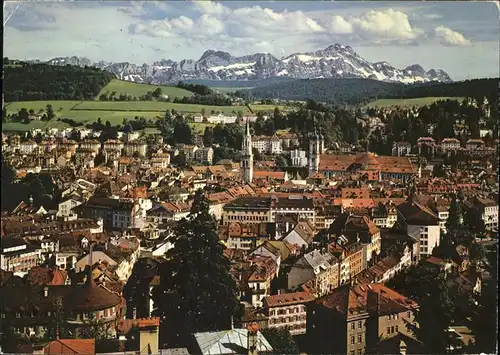 St Gallen SG Panorama mit Alpenblick Kat. St Gallen