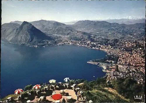 Lugano TI dal Monte Bre Kat. Lugano