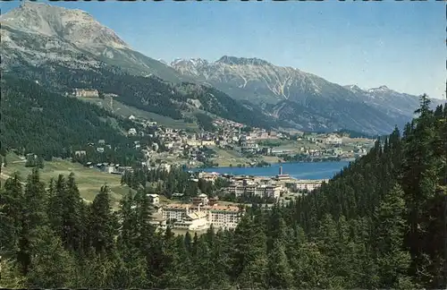 St Moritz GR Gesamtansicht Kat. St Moritz