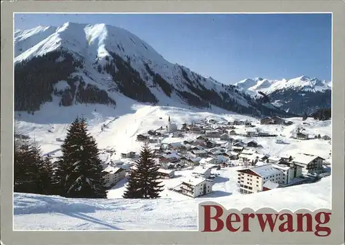 Berwang Tirol Panorama mit Hoenig Kat. Berwang