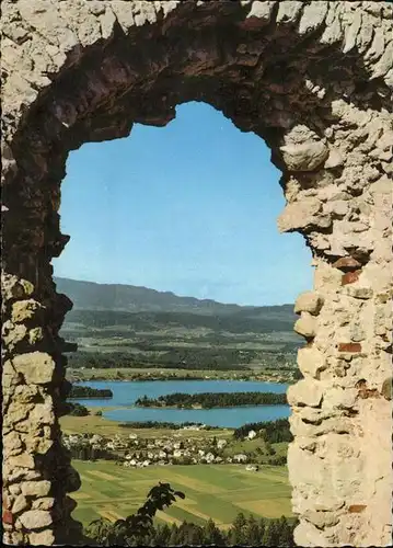 Finkenstein Faaker See Tor Durchblick  Kat. Finkenstein am Faaker See