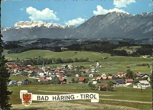 Bad Haering Tirol Panorama mit Alpenblick Kat. Bad Haering