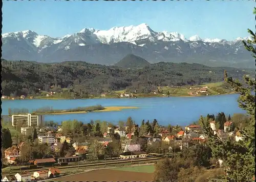 Poertschach Woerthersee Panorama mit Mittagskogel /  /