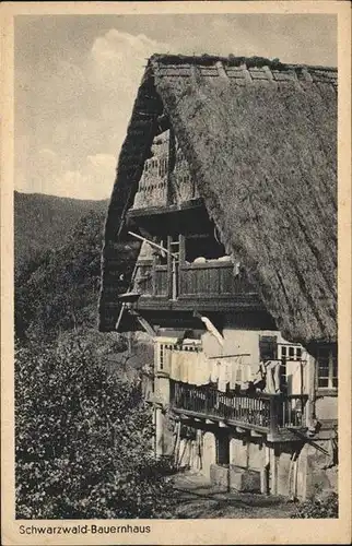 Schwarzwaldhaeuser Bauernhaus Kat. Gebaeude und Architektur