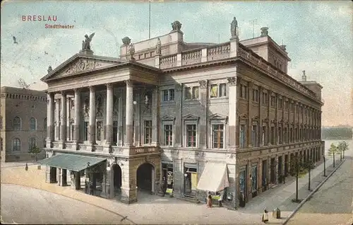 Theatergebaeude Breslau  Kat. Gebaeude