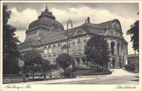 Theatergebaeude Freiburg i. Br. Stadttheater Kat. Gebaeude