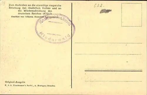 Denkmal Genius des Friedens Niederwald  / Denkmaeler /