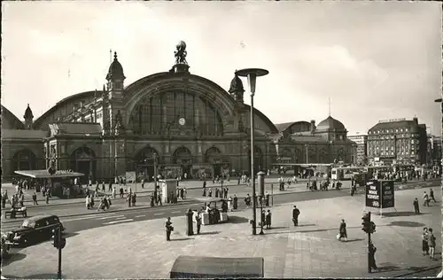 Bahnhof Frankfurt am Main Strassenbahn Kat. Eisenbahn