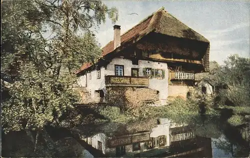 Schwarzwaldhaeuser Kuenstlerkarte Nr. 4253  Kat. Gebaeude und Architektur