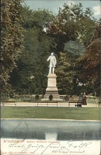 Wilhelm I Denkmal Wiesbaden Kat. Persoenlichkeiten