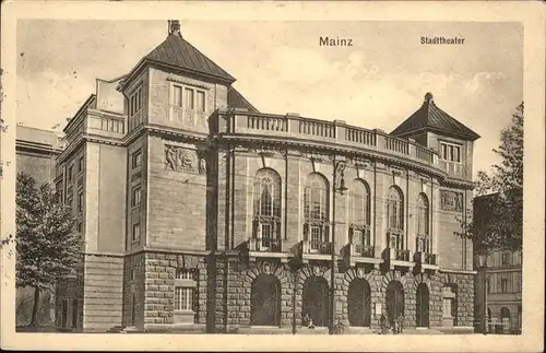 Theatergebaeude Mainz Stadttheater Kat. Gebaeude