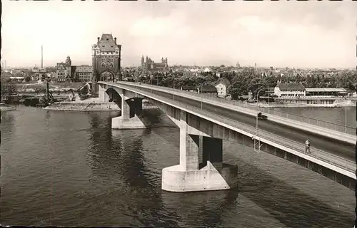 Bruecken Bauwerke Worms am Rhein Nibelungenbruecke Kat. Bruecken