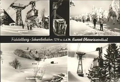 Seilbahn Fichtelberg Oberwiesenthal Skifahren / Bahnen /