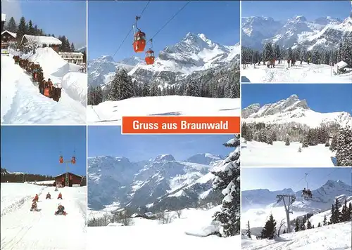 Seilbahn Braunwald Schlitten  / Bahnen /