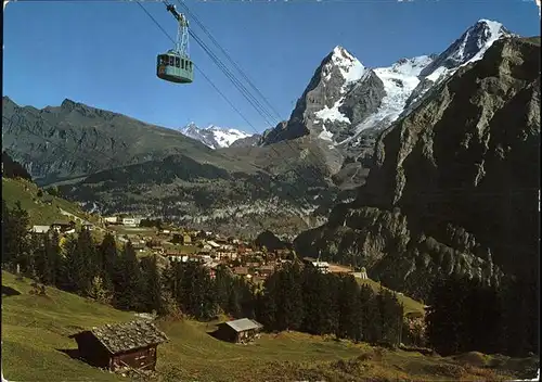 Seilbahn Muerren Schilthornbahn Eiger Moench / Bahnen /