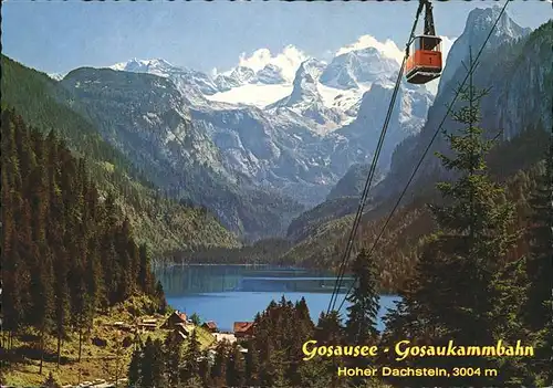 Seilbahn Gosausee-Gosaukammbahn  / Bahnen /