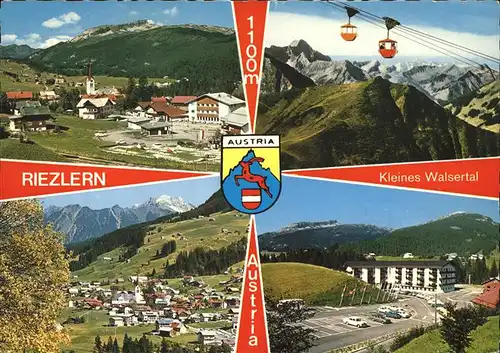 Seilbahn Riezlern oesterreich Walsertal / Bahnen /