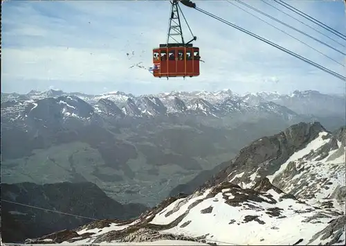 Seilbahn Schwaegalp-Saentis Iltios / Bahnen /