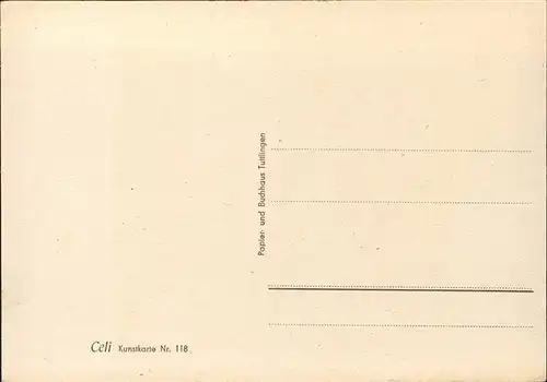 Schwarzwaldhaeuser Celi Kuenstlerkarte Nr. 118 Kat. Gebaeude und Architektur