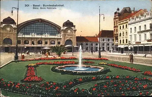 Bahnhof Basel Bundesbahnhof  Kat. Eisenbahn