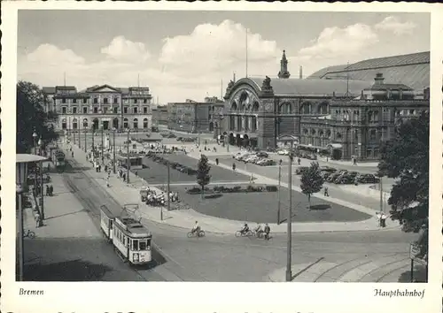 Strassenbahn Bremen Hauptbahnhof Kat. Strassenbahn