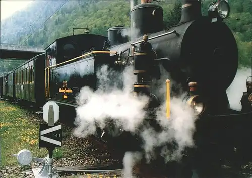 Lokomotive Interlaken  Kat. Eisenbahn