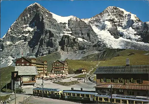 Eisenbahn Kleine Scheidegg Eiger Moench Kat. Eisenbahn